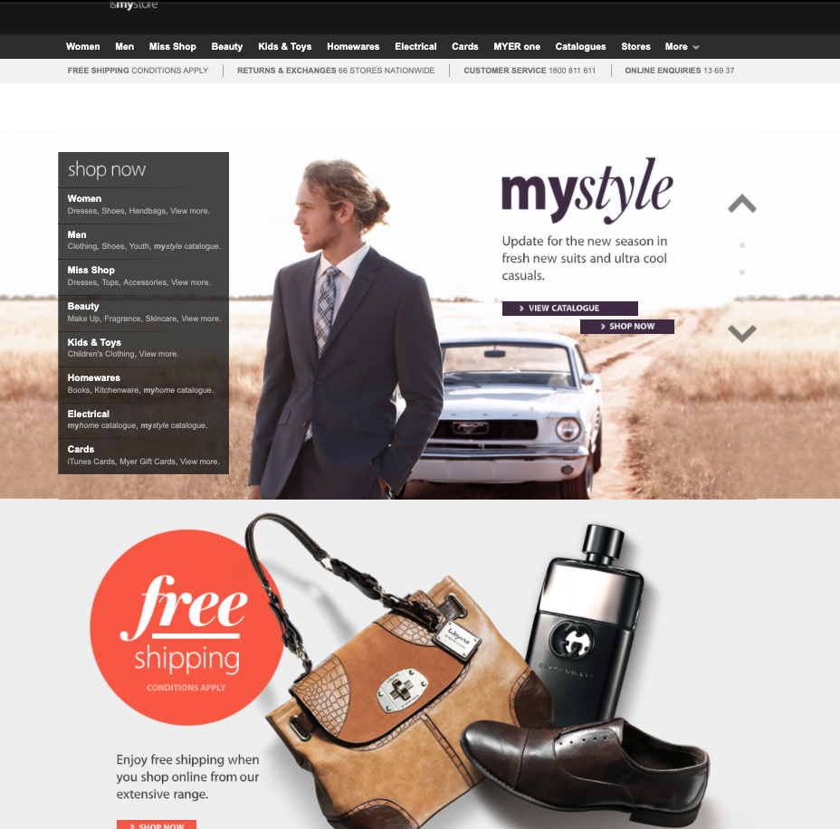 E-Commerce Time Machine: MYER - Power Retail